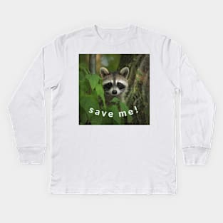 save me! Kids Long Sleeve T-Shirt